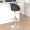 Flash Furniture Black Vinyl Barstool, Adj Height, Backrest: Barrel Back CH-TC3-1066L-BK-GG - alternate 5